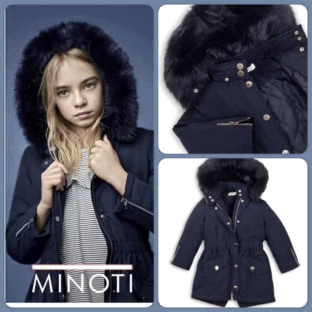 MINOTI W GIRLS WINTER JACKET Sz 11/12